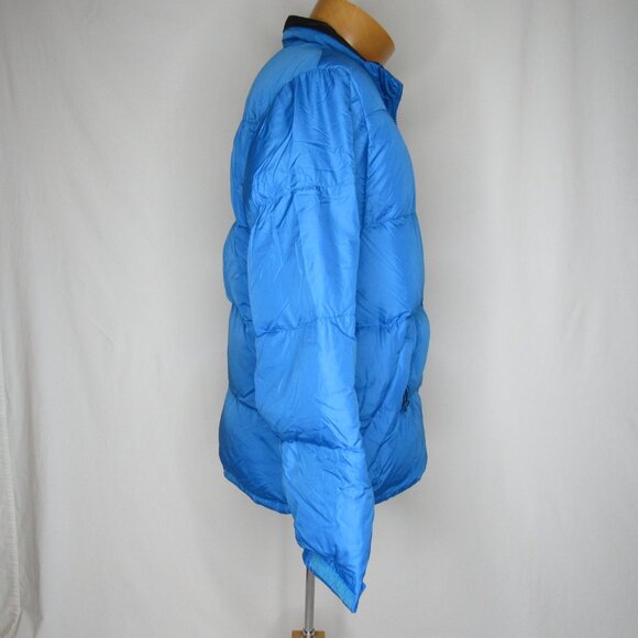 Vintage L L. Bean Blue Goose Down Puffer Packable Coat Women's S Small - Picture 4 of 8